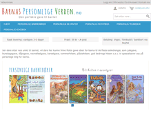 Tablet Screenshot of barnaspersonligeverden.no
